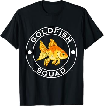 Goldfish Squad Cute Goldfish Swimming T-Shirt