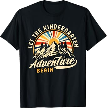 Let The Kindergarten Adventure Begin Back To School Teacher T-Shirt