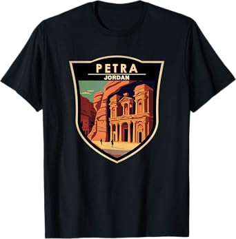 Petra Landmark Badge Vintage T-Shirt