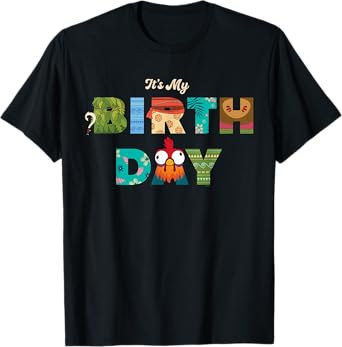 Disney Moana Big Letters "It's My Birthday" Birthday Party T-Shirt