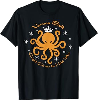 Funny Animal Meme Quote Veruca Salt Retro Octopus Cute Crown T-Shirt