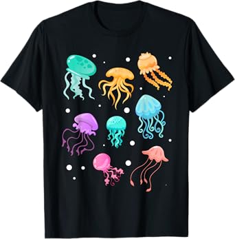 Jellyfishes Swimming Jellyfish Jelly Fish Jellyfishes T-Shirt