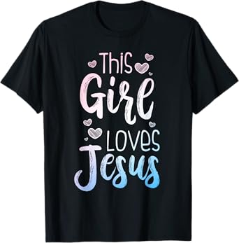 Best Jesus Art For Women Girl Religion Christian Decoration T-Shirt