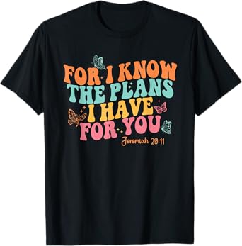 Jeremiah 29:11 Cute Preppy Aesthetic Christian T-Shirt