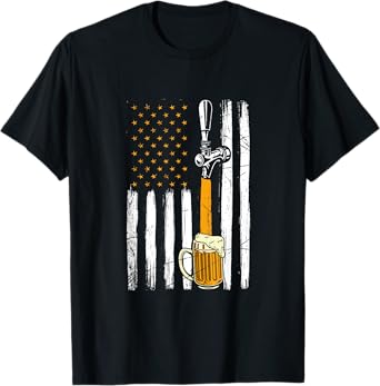 American Beer Brewer Drinking Craft Beer T-Shirt