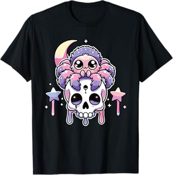 Kawaii Gothic Tarantula Pastel Colors Gothic Goth Tarantula T-Shirt