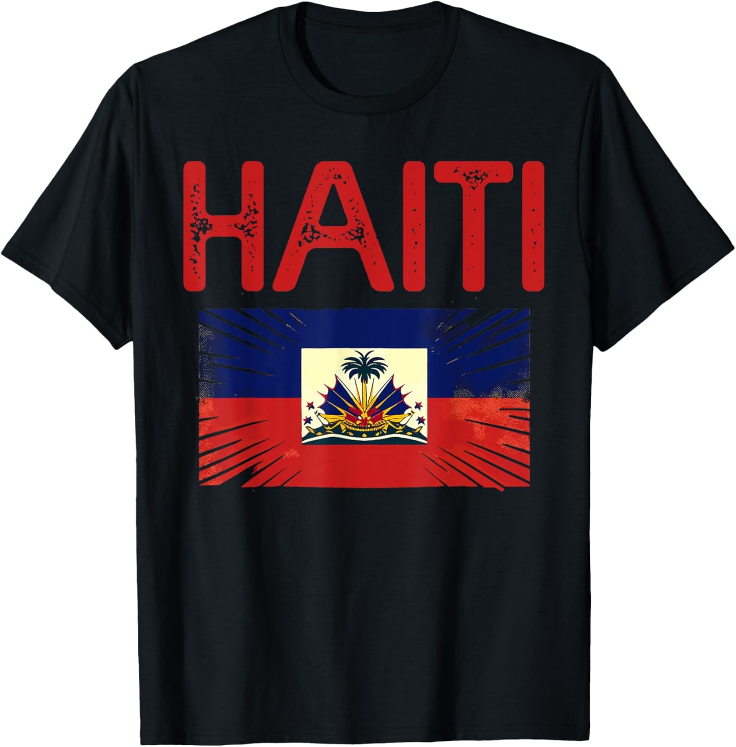 Haiti Flag Day Black Republic History Revolution Since 1804 T-Shirt