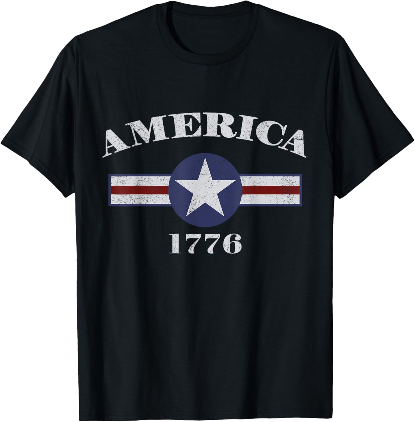 US American Flag 4th Of July Est 1776 Patriotic America T-Shirt
