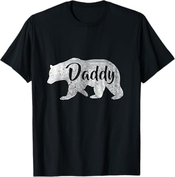 Men's Daddy Bear T-Shirt Awesome Camping T-shirt T-Shirt