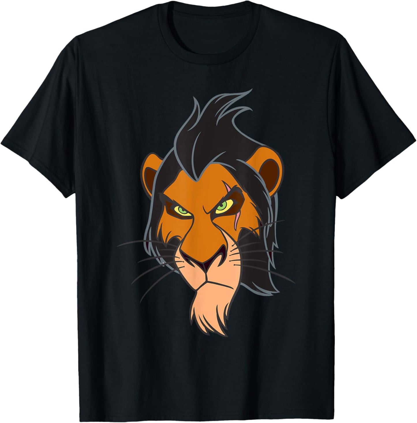 Disney Villains Scar from The Lion King Big Face Costume T-Shirt