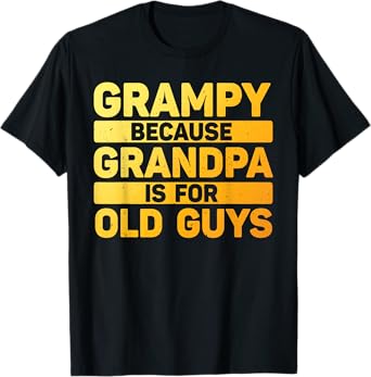 Grampy Design For Grandpa From Grandkids Father's Day Grampy T-Shirt