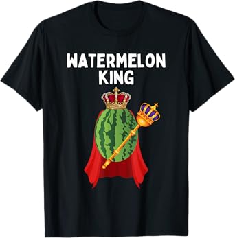 Watermelon King Shirt Funny Watermelon Lover Humor T-Shirt