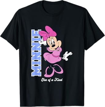 Disney Mickey and Friends Minnie Mouse One of A Kind Pink T-Shirt