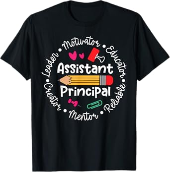Assistant Principal Happy First Day Of School Back To School T-Shirt