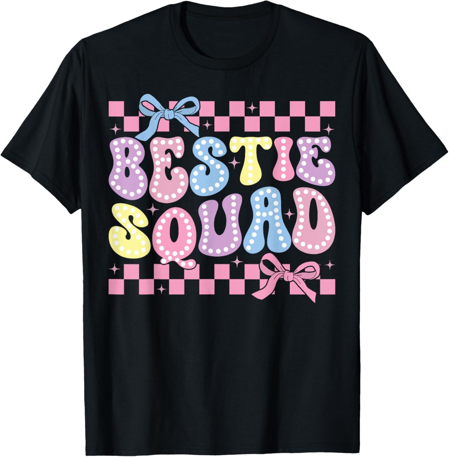 Groovy Bestie Squad Best Friends Matching Girls Boys T-Shirt