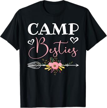 Camp Besties Love Pink Best Friend T-Shirt