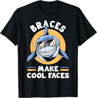 Dentist Funny Orthodontist Braces Make Cool Faces T-Shirt