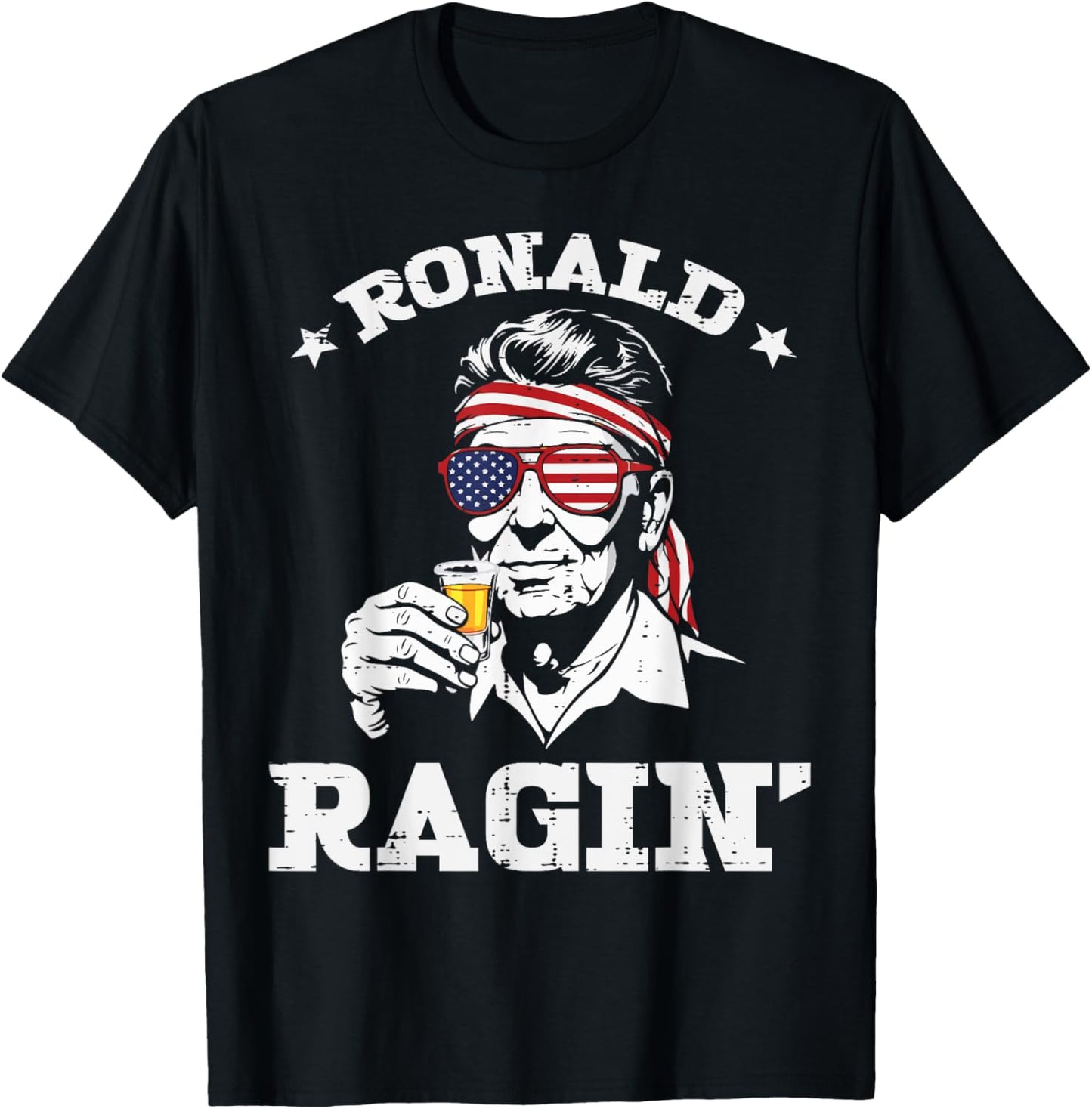 4th Of July Ronald Ragin Funny July Fourth Party Men Women T-Shirt