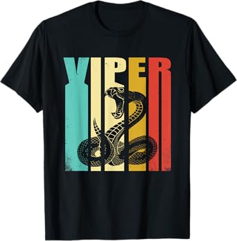 Vintage Viper Shirt Snake T-Shirt