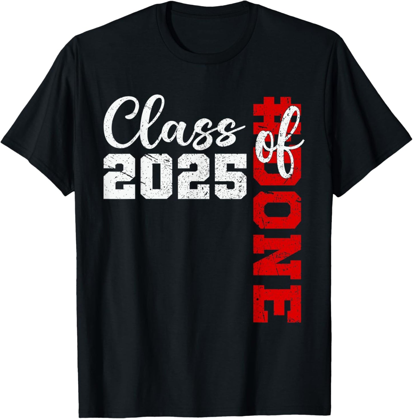 #DONE Class of 2025 - Vintage Graduation for Her Him Seniors T-Shirt