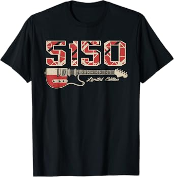 Vintage 5150 Classic Rock Music Guitar Limited Edition T-Shirt
