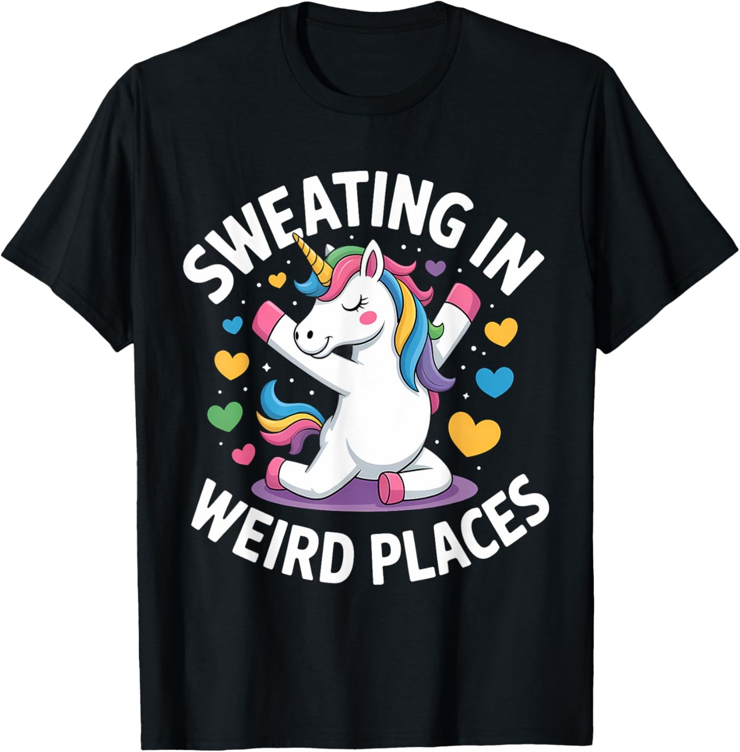 Sweating In Weird Places Inappropriate Funny Adult Humor T-Shirt