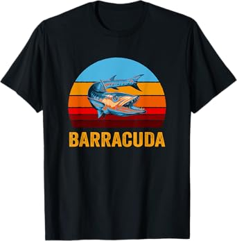 Retro Vintage Style Sunset Barracuda T-Shirt