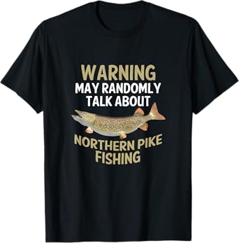 Funny Northern Pike Fishing Graphic Freshwater Fish Gift T-Shirt