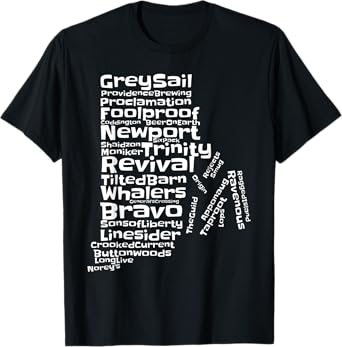 Drink Local Rhode Island Breweries T-Shirt