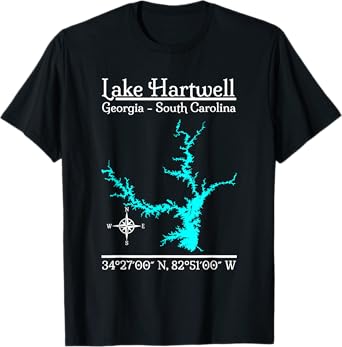 Lake Hartwell - Georgia, South Carolina T-Shirt