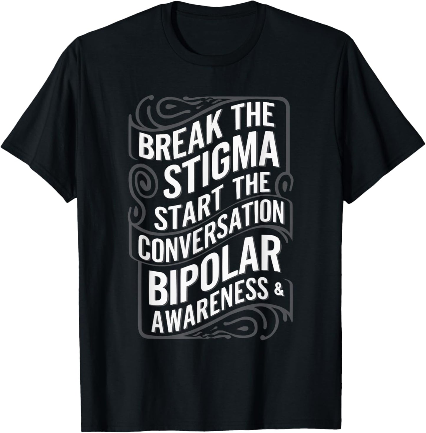 Bipolar Disorder Awareness Depression Mental Health T-Shirt