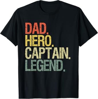 Dad captain boat T-Shirt