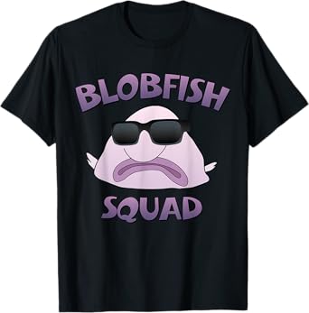 BLOBFISH SQUAD SUNGLASSES TSHIRT, Funny Blob Fish Shirt T-Shirt