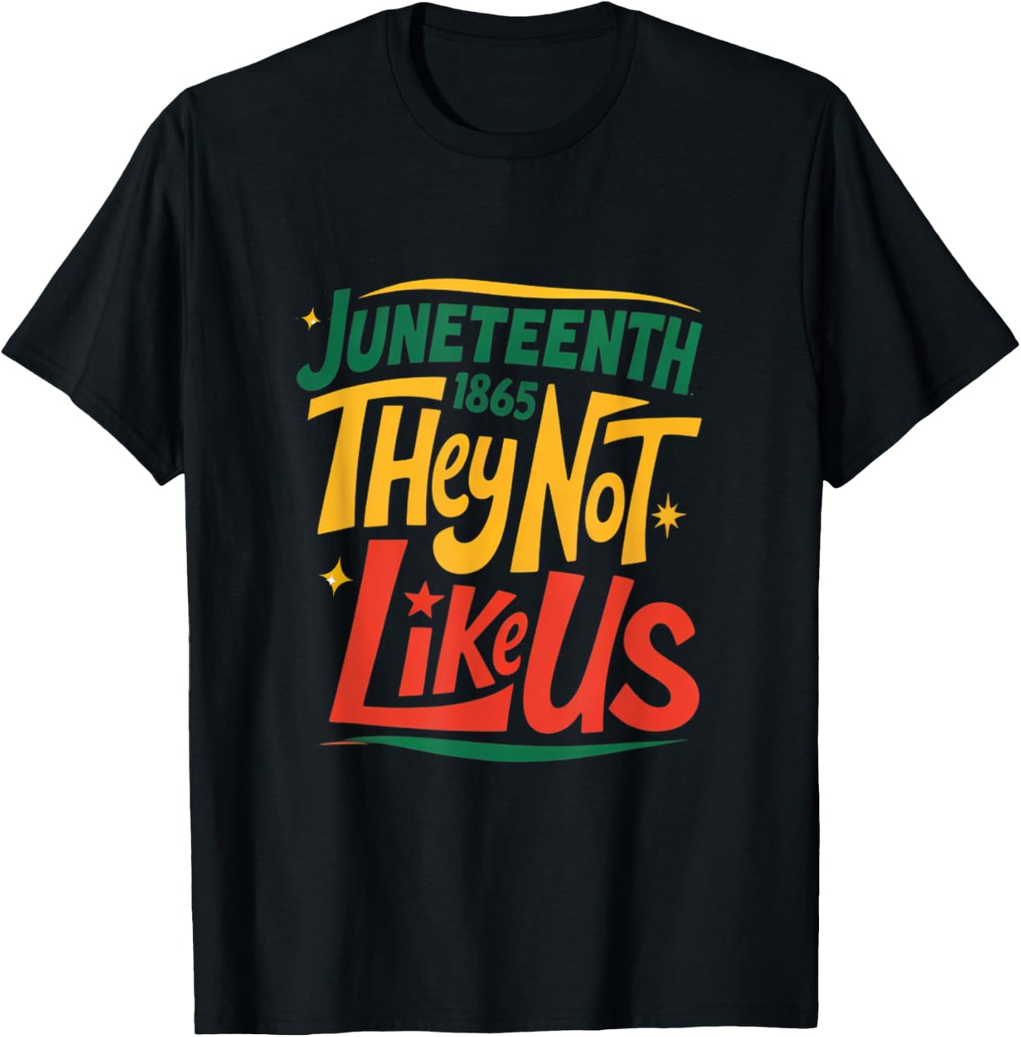 They Don’t Like Us Juneteenth 1865 Black Pride T-Shirt