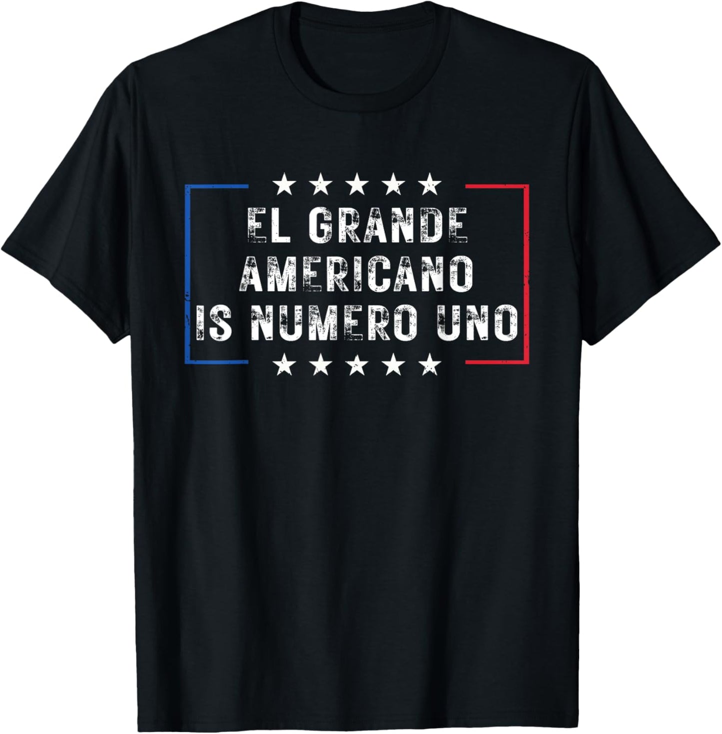Funny Bold El Grande Americano Numero Uno Tee T-Shirt