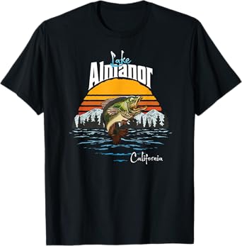 Vintage Lake Almanor California Souvenir T-Shirt