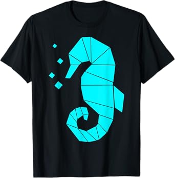 Seahorse Polygon Aquatic Sea Animal Fish Hippocampus T-Shirt