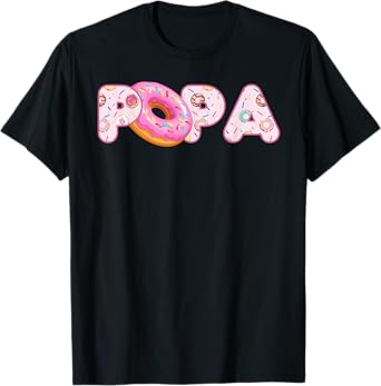 Papa Of The Sweet One Donut First Birthday Funny Donut T-Shirt