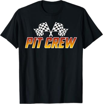 Racing Family Birthday Race Car Retro Pit Crew Halloween T-Shirt