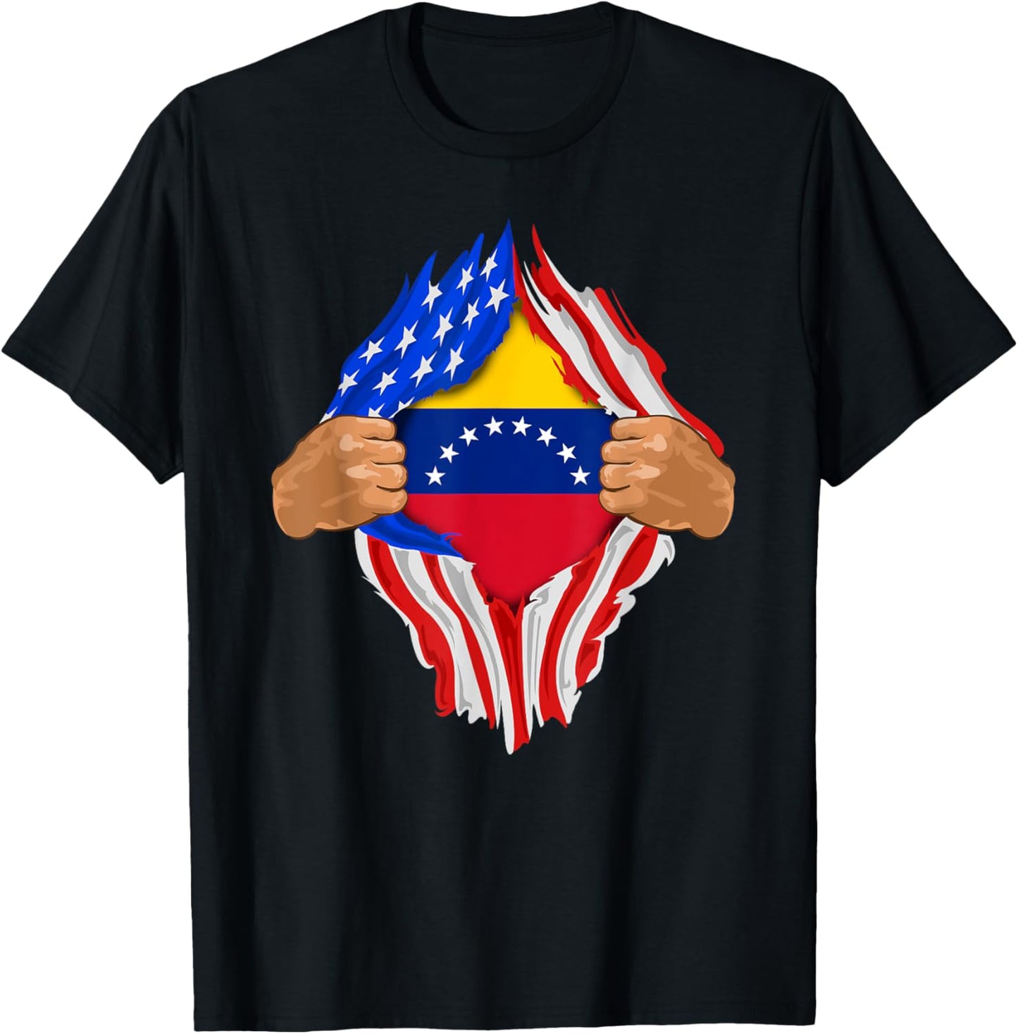 Venezuelan Blood Inside Me T-Shirt | Venezuela Flag Gift T-Shirt