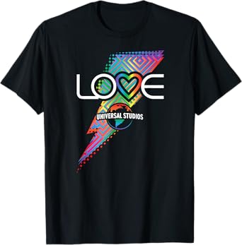 Universal Parks Love Universal Rainbow Bolt T-Shirt