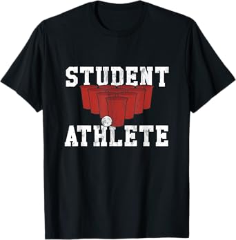 Student Athlete Beer Pong College Usa T-Shirt