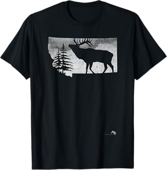 Montana Elk Hunter T-shirt T-Shirt