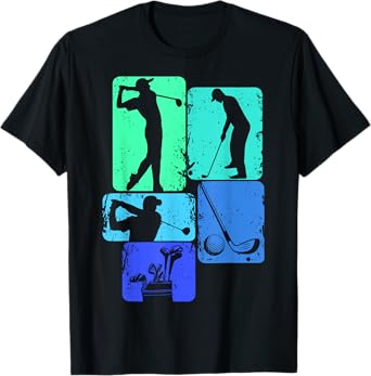 Golf Club Golfer Golfing Boys Kids T-Shirt