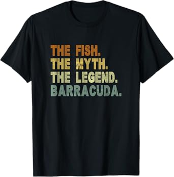 Vintage Fishing for Barracuda T-Shirt