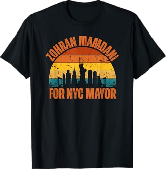 Zohran Mamdani for NYC Mayor Funny Cool Trendy Progressive T-Shirt