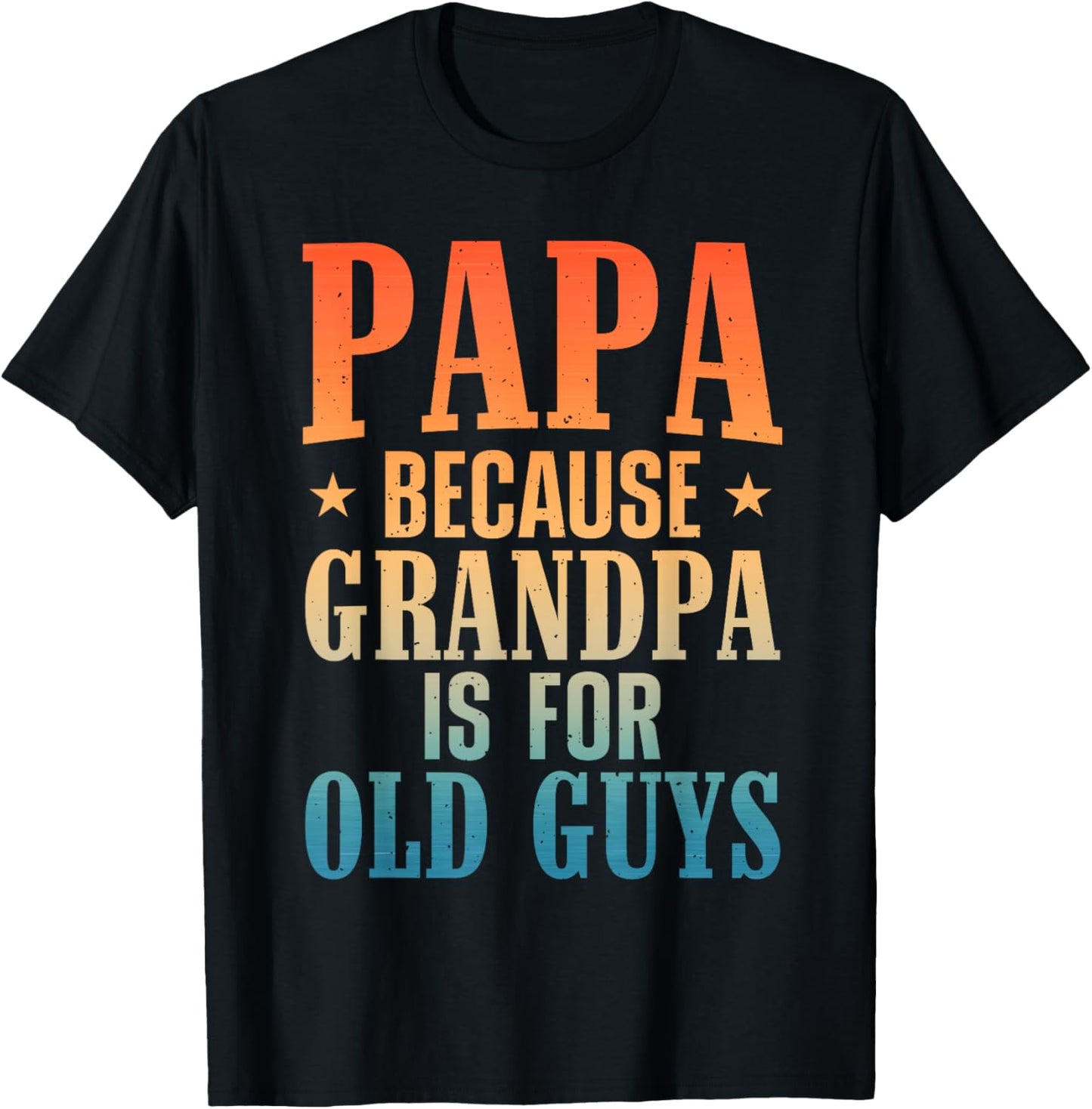 Funny Papa Design For Papa Men Grandpa From Grandkids Papa T-Shirt