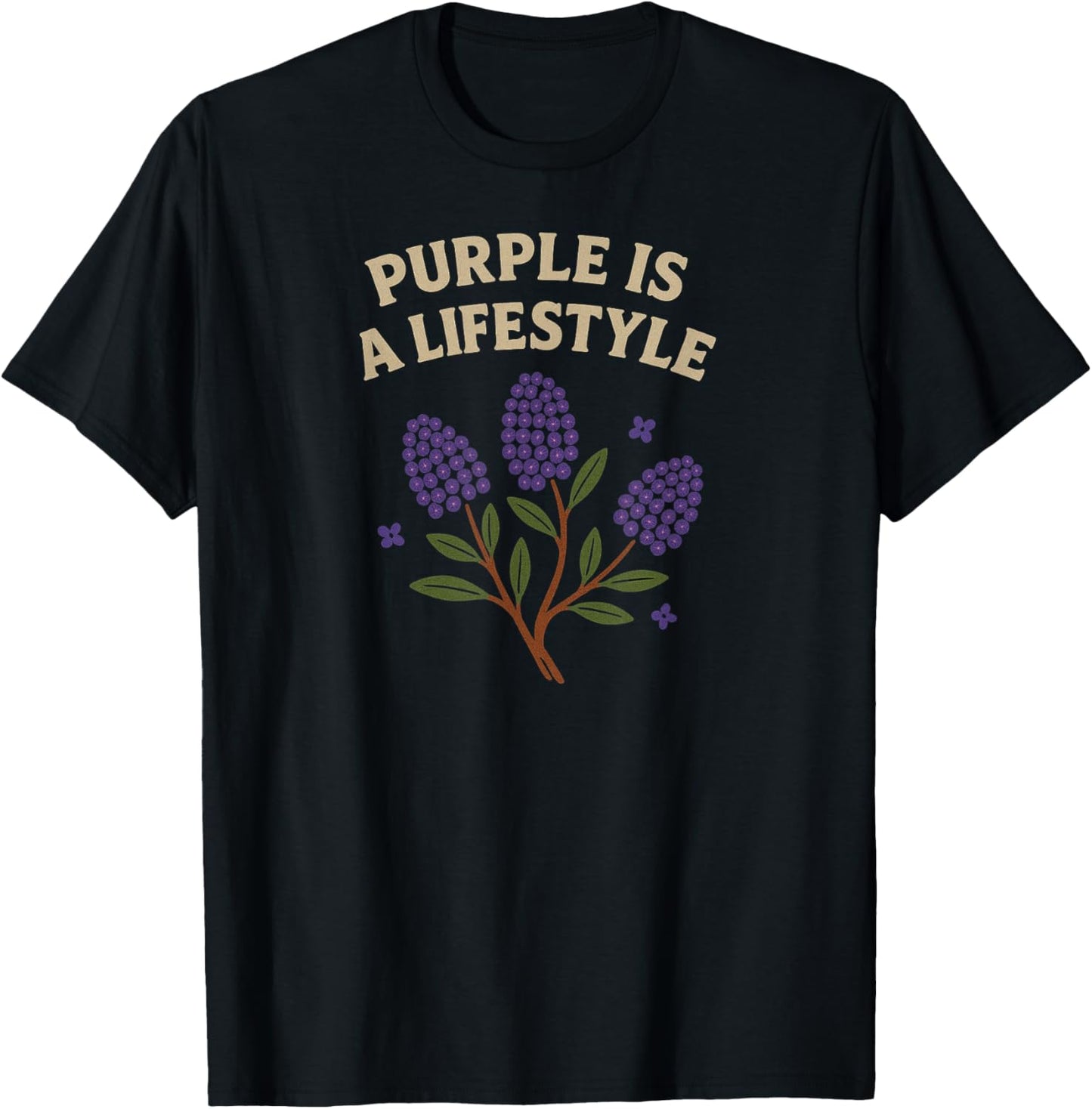 Purple Is a Lifestyle Ceanothus Native CA Wildflower T-Shirt