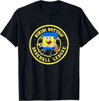 SpongeBob SquarePants Bikini Bottom Baseball League T-Shirt