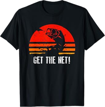 Retro Fishing Shirt Get The Net Vintage Gift T-Shirt